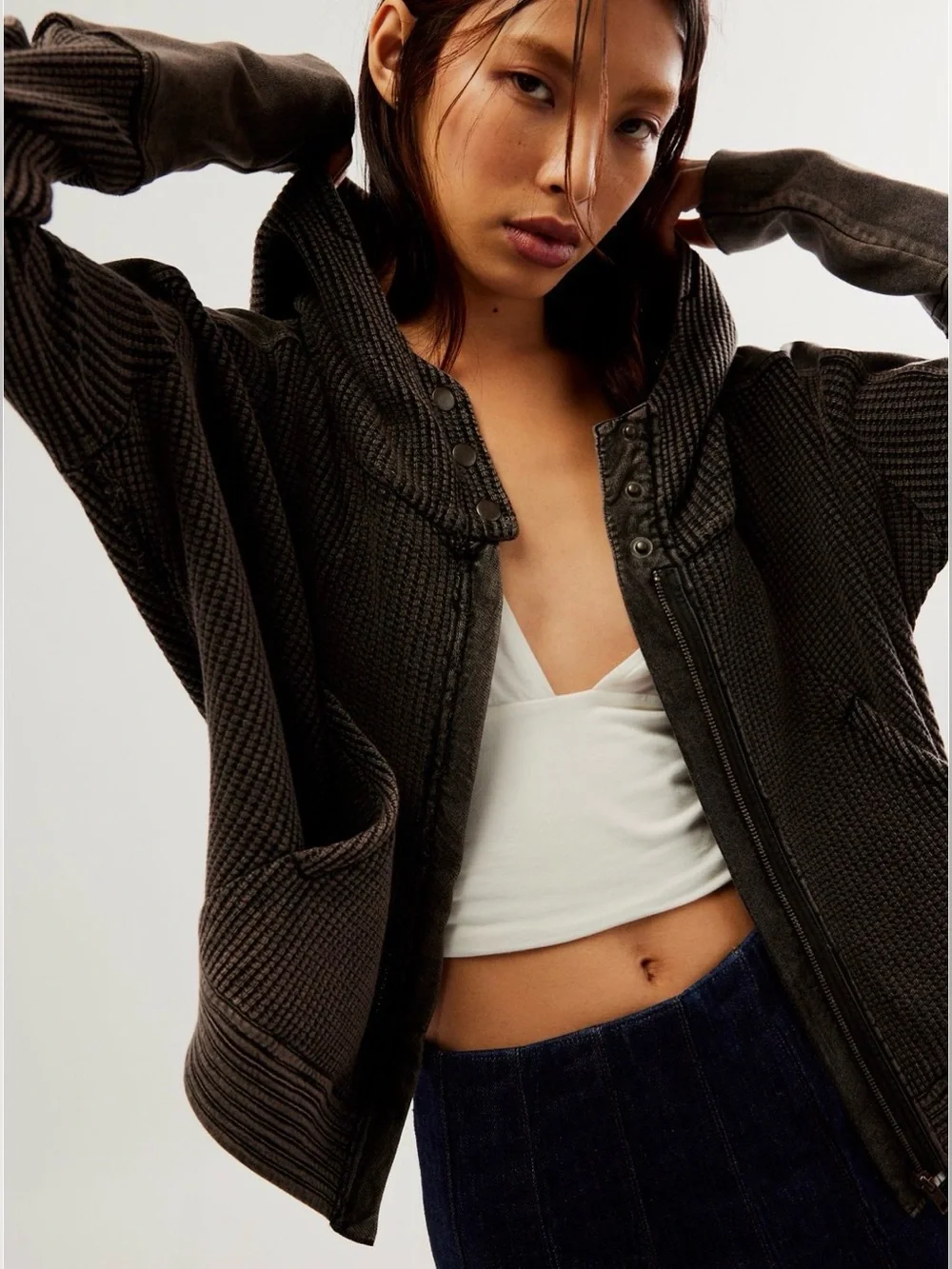 Free People One Mason Hoodie size Large